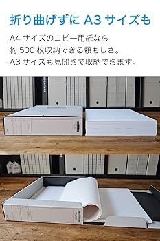 Amazon | ハイモジモジ ワーカーズボックス 紙製A4サイズ書類